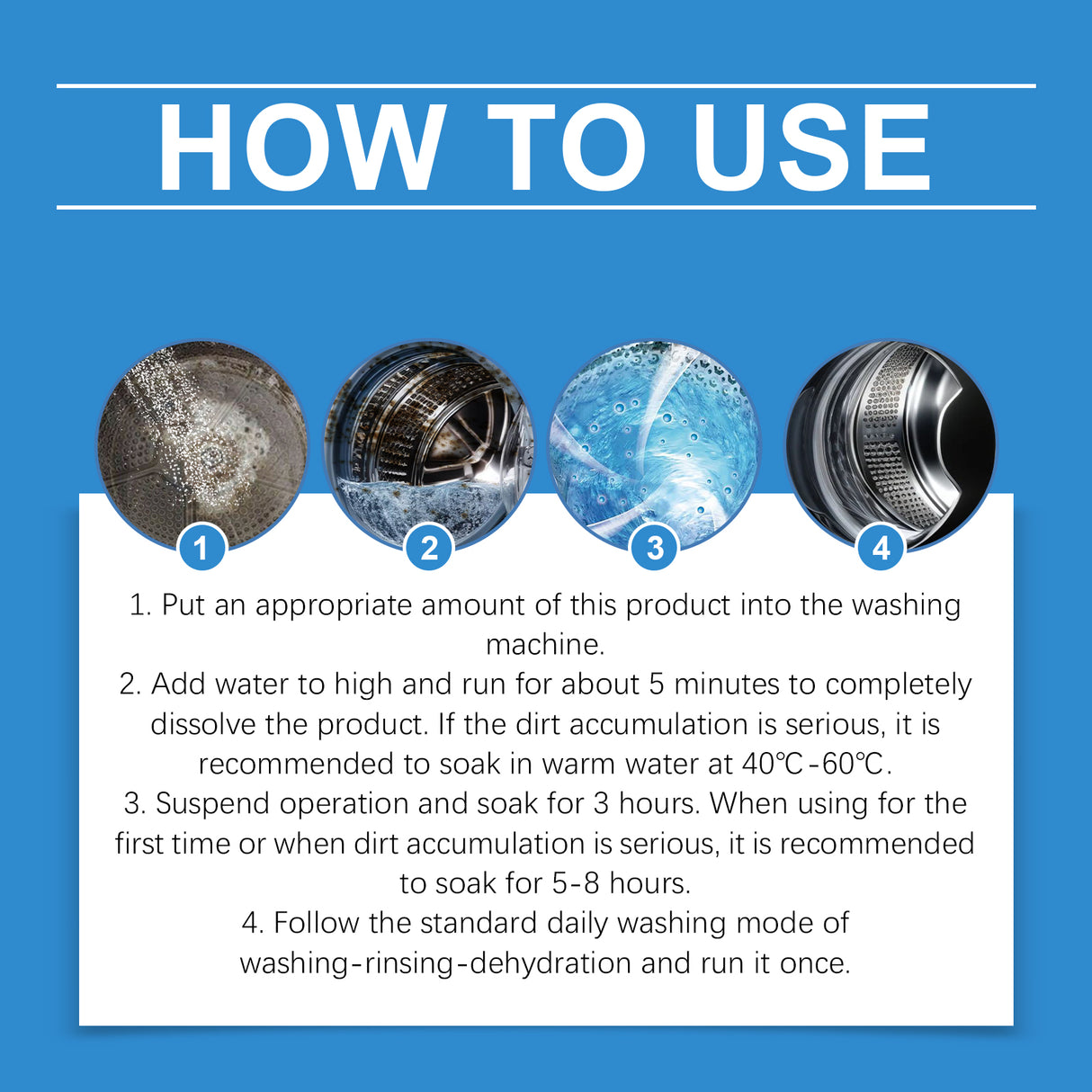 Washing Machine Decontaminator Cleaning Powder To Remove Dirt Odor Laundry Sink Household Clean Fresh And Effective - V.I.P Digital Presence