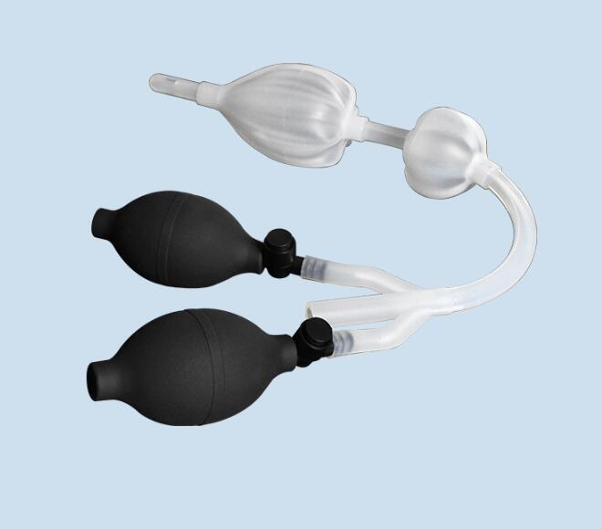 Enema Bulb Silicone Enema Douche Bulb Dual Side Openings Elastic Inflatable Double Bulb Flushing System for Health Care - V.I.P Digital Presence