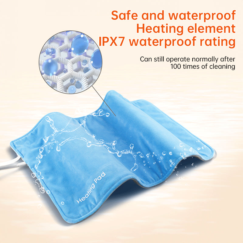 **5V USB grey heating pad (19.6x11.8") with 59" cable for cramps & back pain, works as mini heated blanket.** - V.I.P Digital Presence