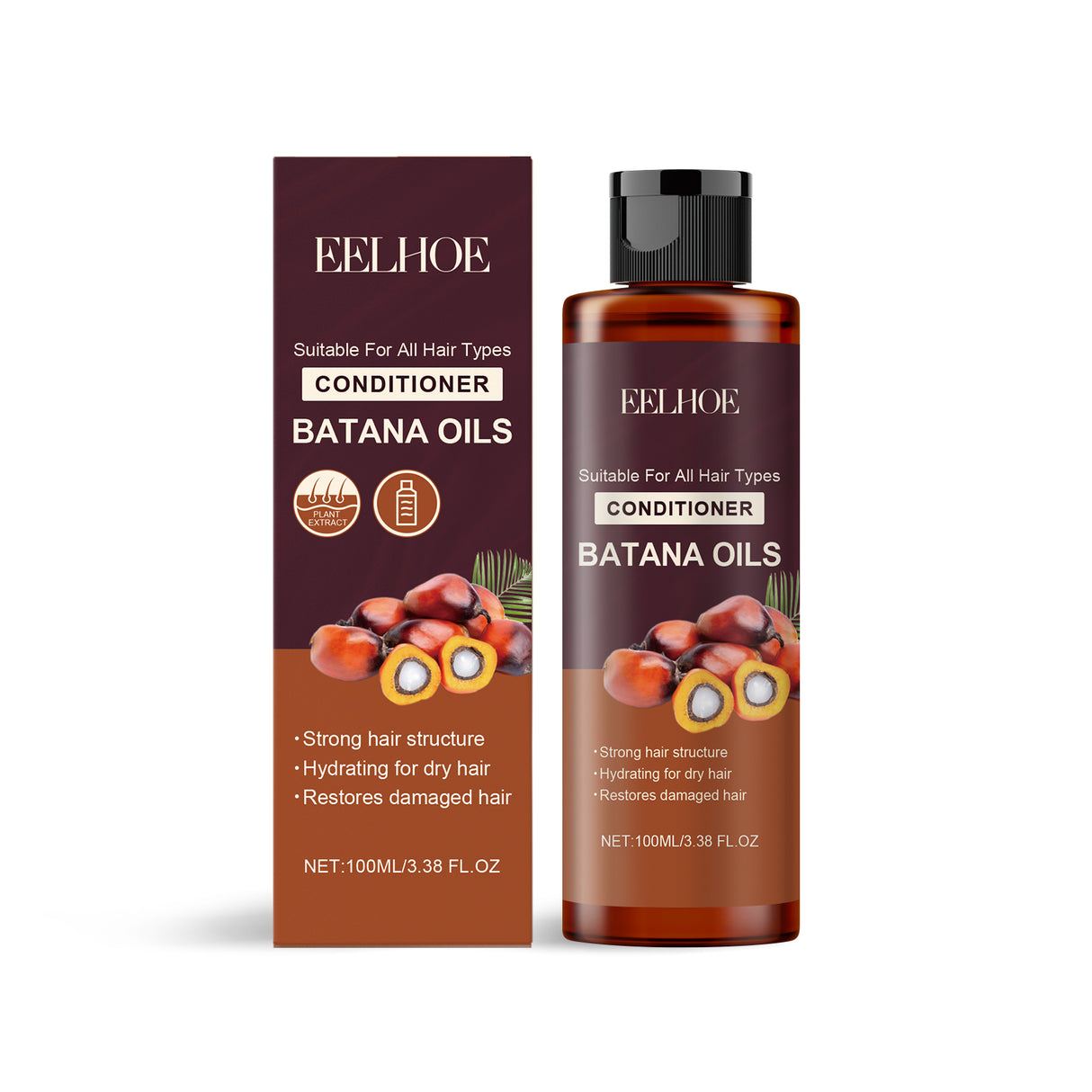 Batana Conditioner Repair Dry Split Ends Hydrating Smooth Improve Frizzy Hair Care - V.I.P Digital Presence