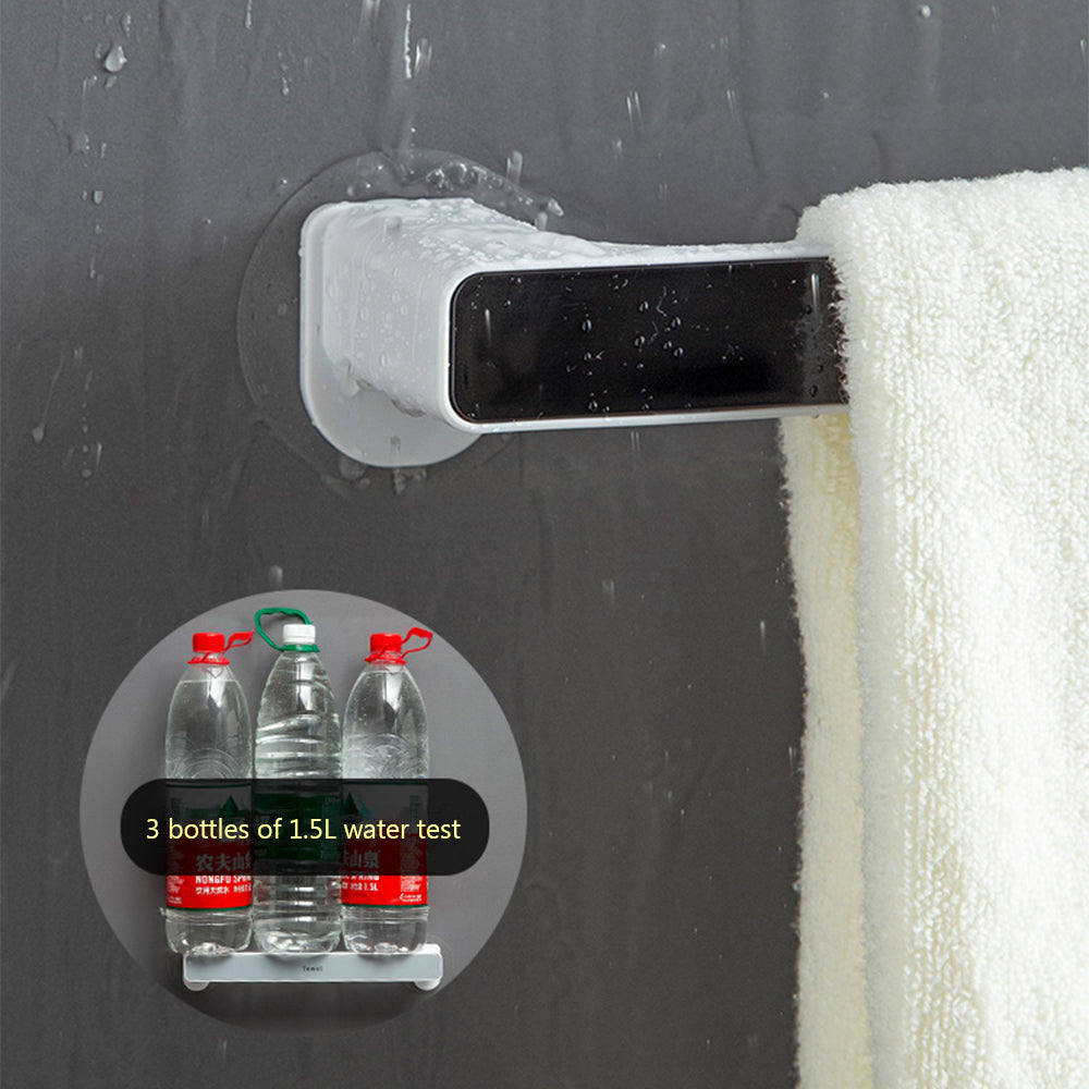 Towel Rack Punch Free Bathroom Bathroom Suction Cup Nordic Minimalist Creative Bath Towel Rack Rack Wall-Mounted Towel Bar - V.I.P Digital Presence