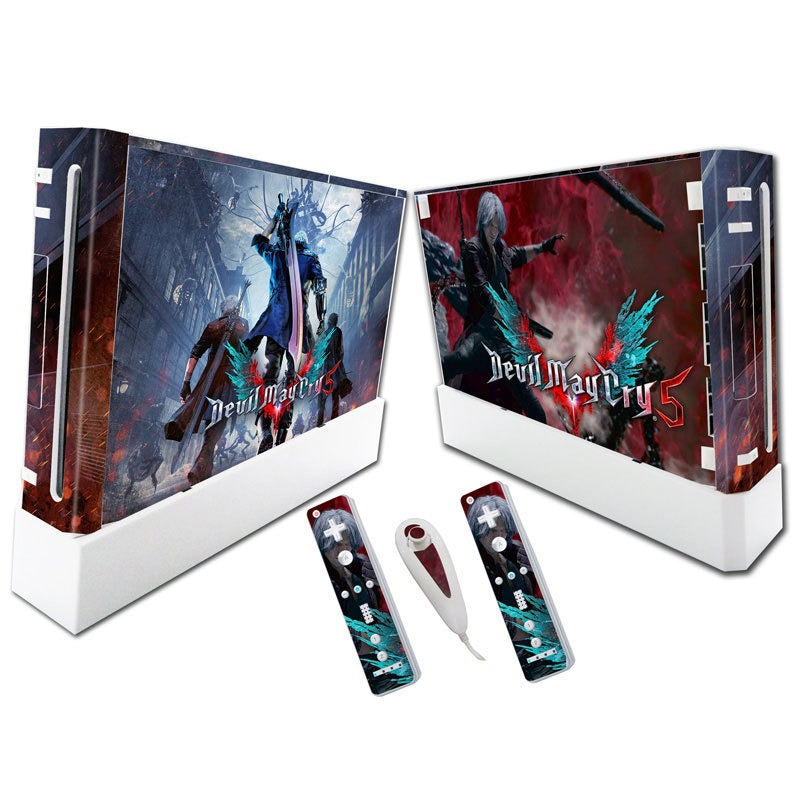 Suitable for WII stickers wii console cartoon protective film Spider-Man Fortress Night multiple styles without leaving glue - V.I.P Digital Presence