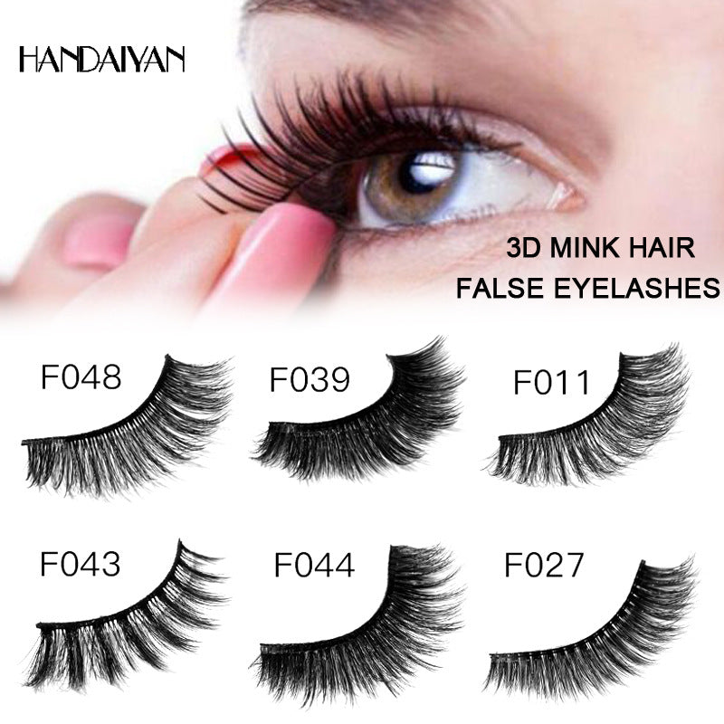 Explosive 3D Mink Hair False Eyelashes Curled Soft Slender Three Dimensional Thick False Eyelashes - V.I.P Digital Presence