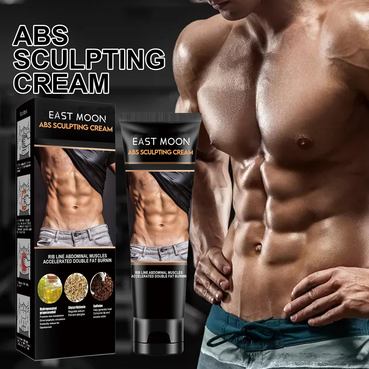 Abdominal Toning Cream, Toning And Strengthening Muscle Line Waistline Abs Firming And Shaping Massage Cream - V.I.P Digital Presence