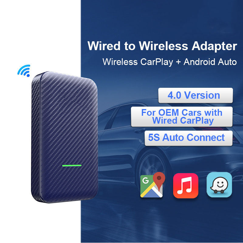 Carlinkit 4.0 Car Connect Original Car Wired to Wireless CarPlay Android Auto Box - V.I.P Digital Presence