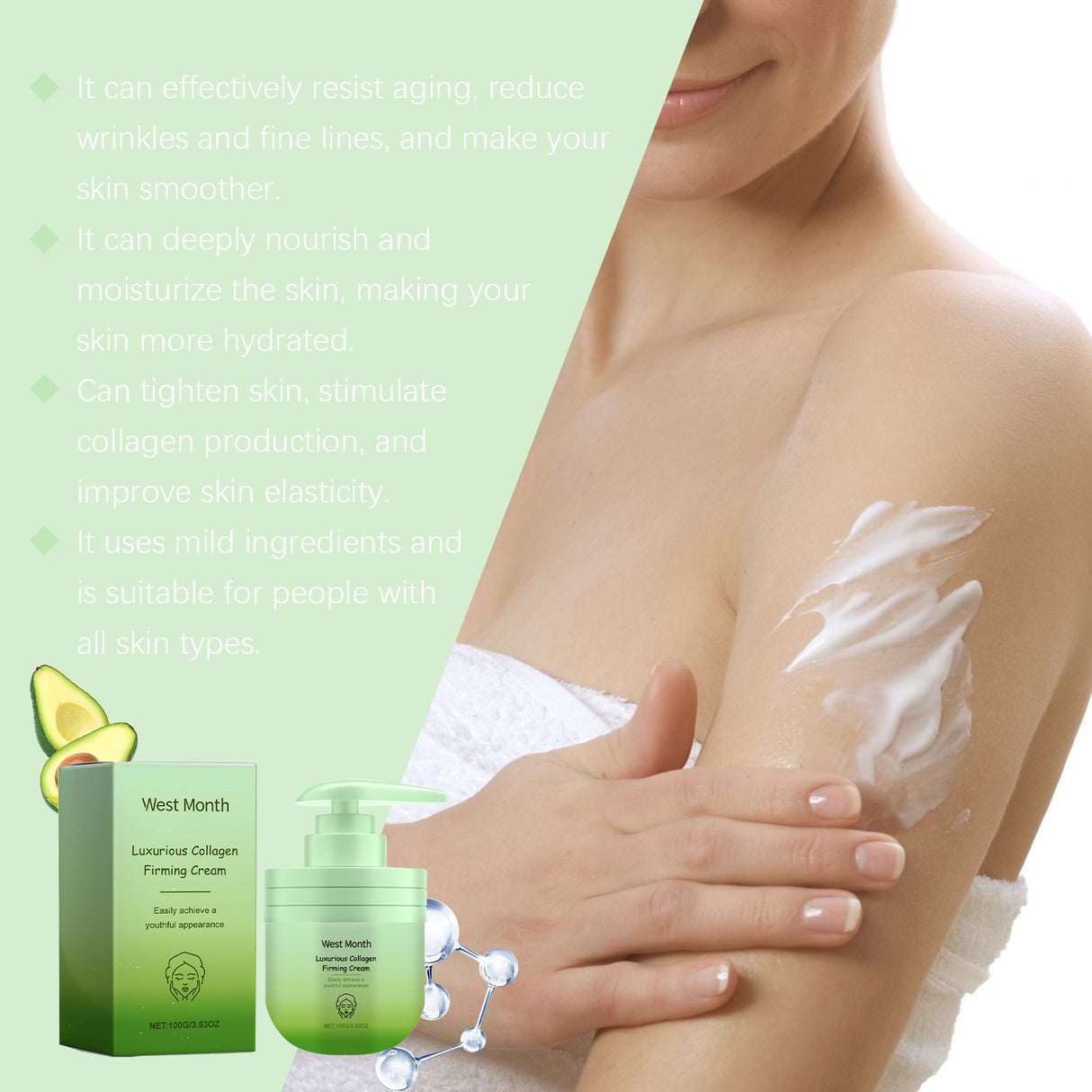 Collagen Body Moisturizer Hydrates And Firmers Skin Care Body Lotion