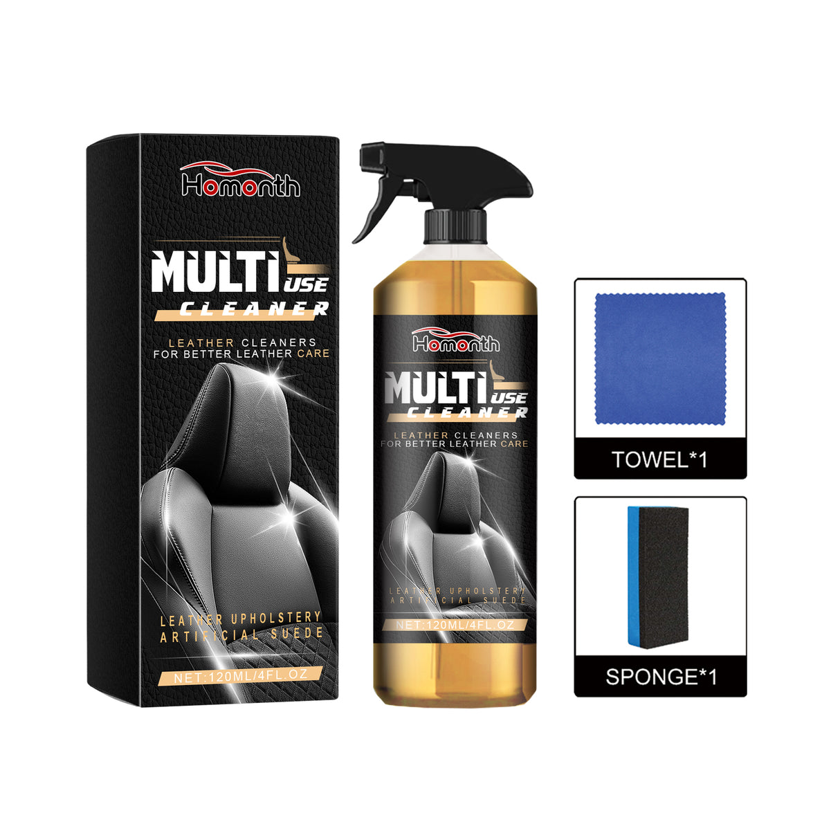 Mult-Use Cleaner, Car Interior Leather Maintenance And Renovation Decontamination Cleaning Agent - V.I.P Digital Presence