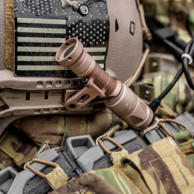 New SS M-AX tactical helmet headlamp stand. Rotating base for night vision flashlights. Durable gun - mounted lighting gear. - V.I.P Digital Presence