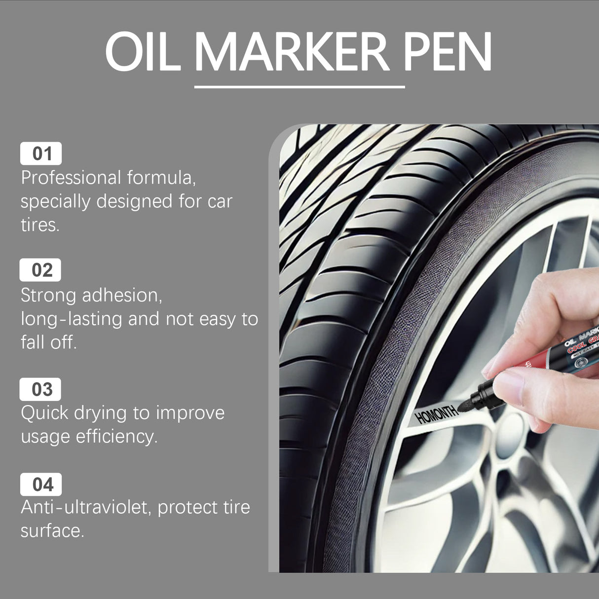 Car Tire Oil Marker Car Tire Paint Graffiti Paint Cool Diy Car Marker - V.I.P Digital Presence
