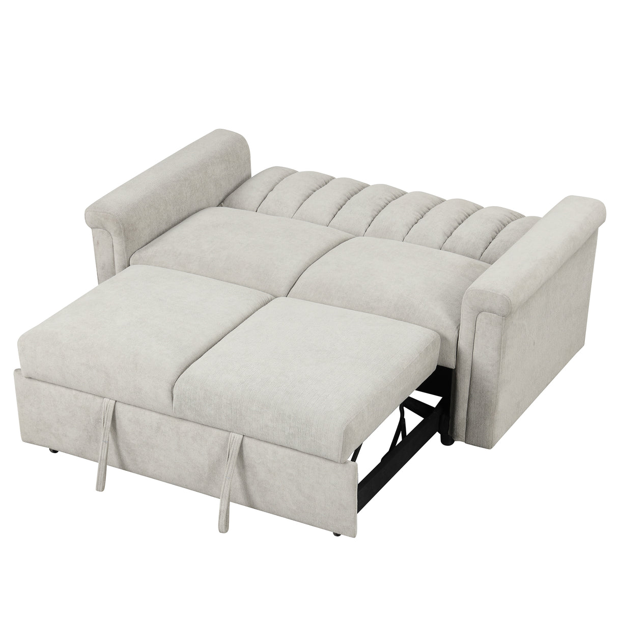 U_STYLE Convertible Soft Cushion Sofa Pull Bed ,for Two People to Sit On - V.I.P Digital Presence