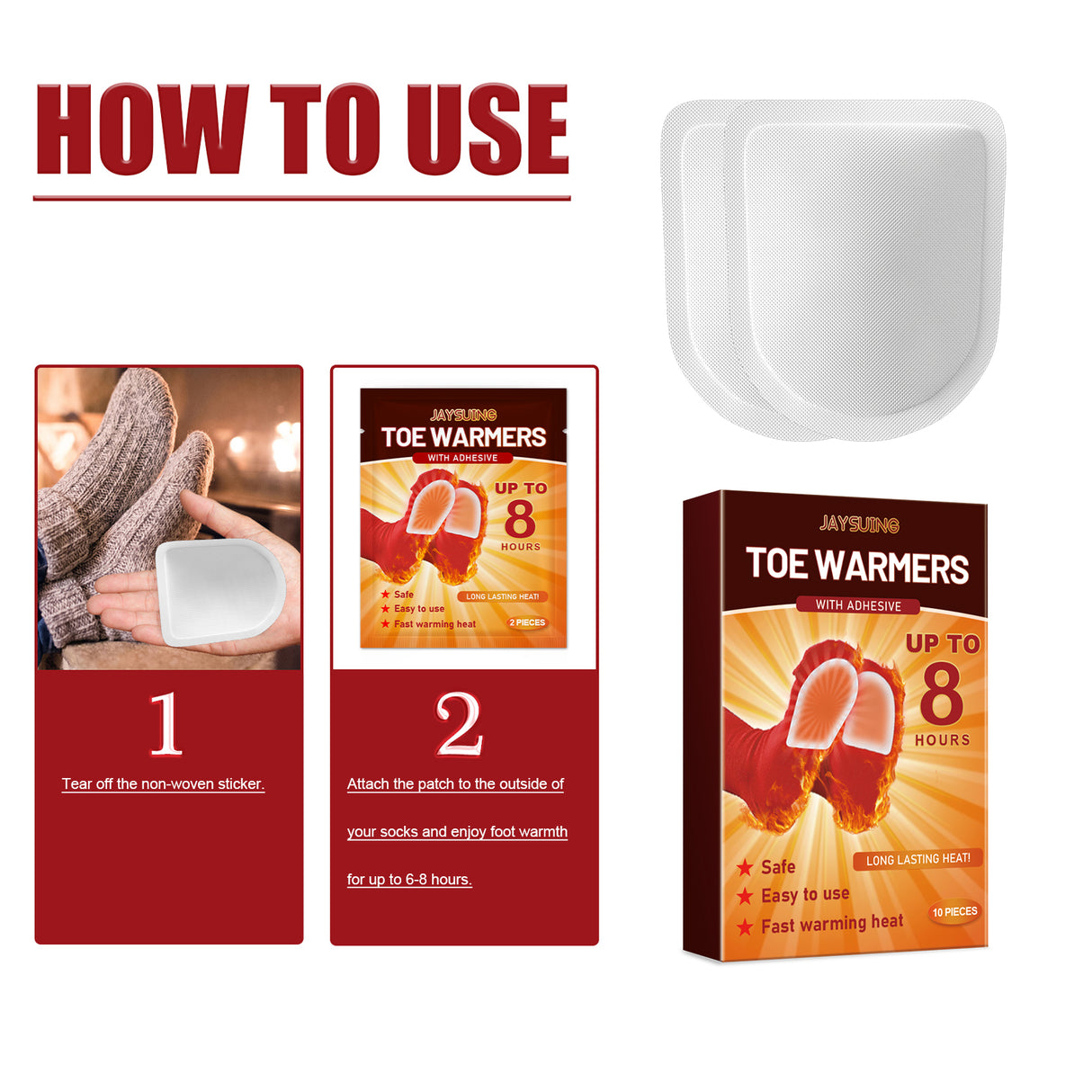 Foot Warmer, Self-Heating Compact Portable Foot Warm Pad For Quick Heating And Heating Feet - V.I.P Digital Presence