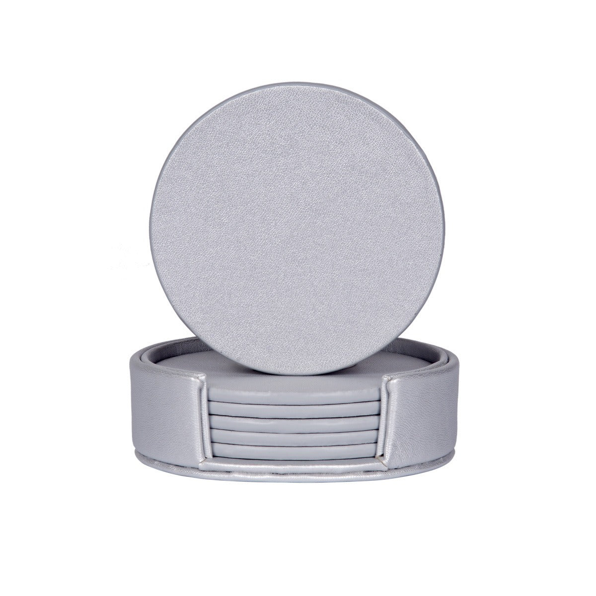 Creative PU leather coaster Exquisite insulated tea water cushion Square leather coaster - V.I.P Digital Presence