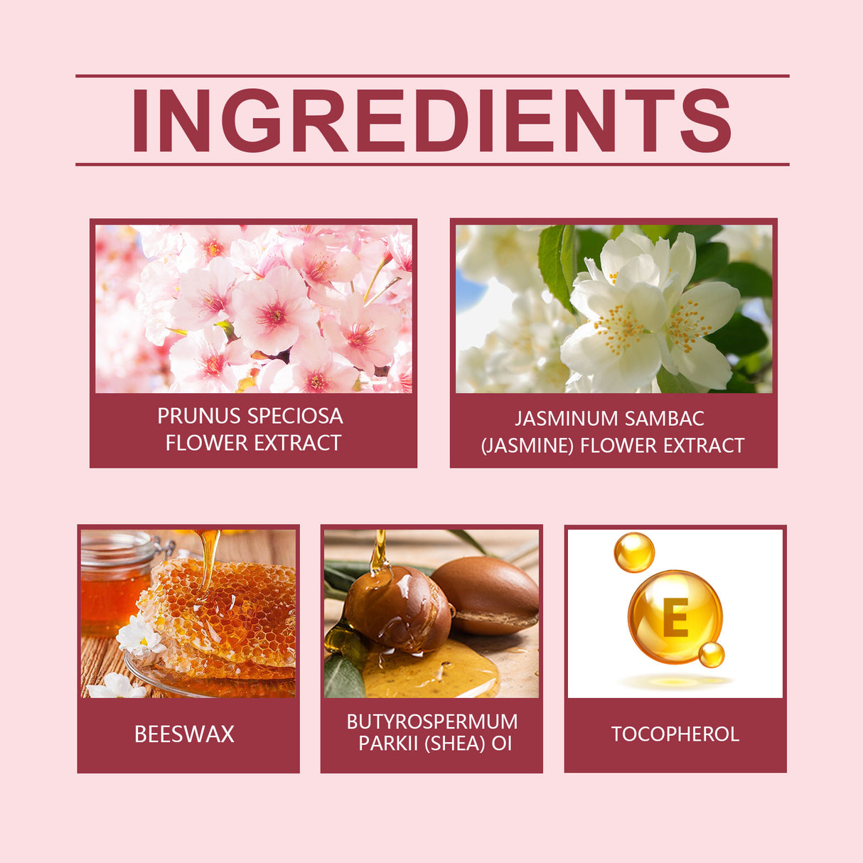 Solid Cherry Blossom Balm Mild Elegant Lasting Light Fragrance Exudes Charm Refreshing Non-Sticky Date Pocket Balm - V.I.P Digital Presence