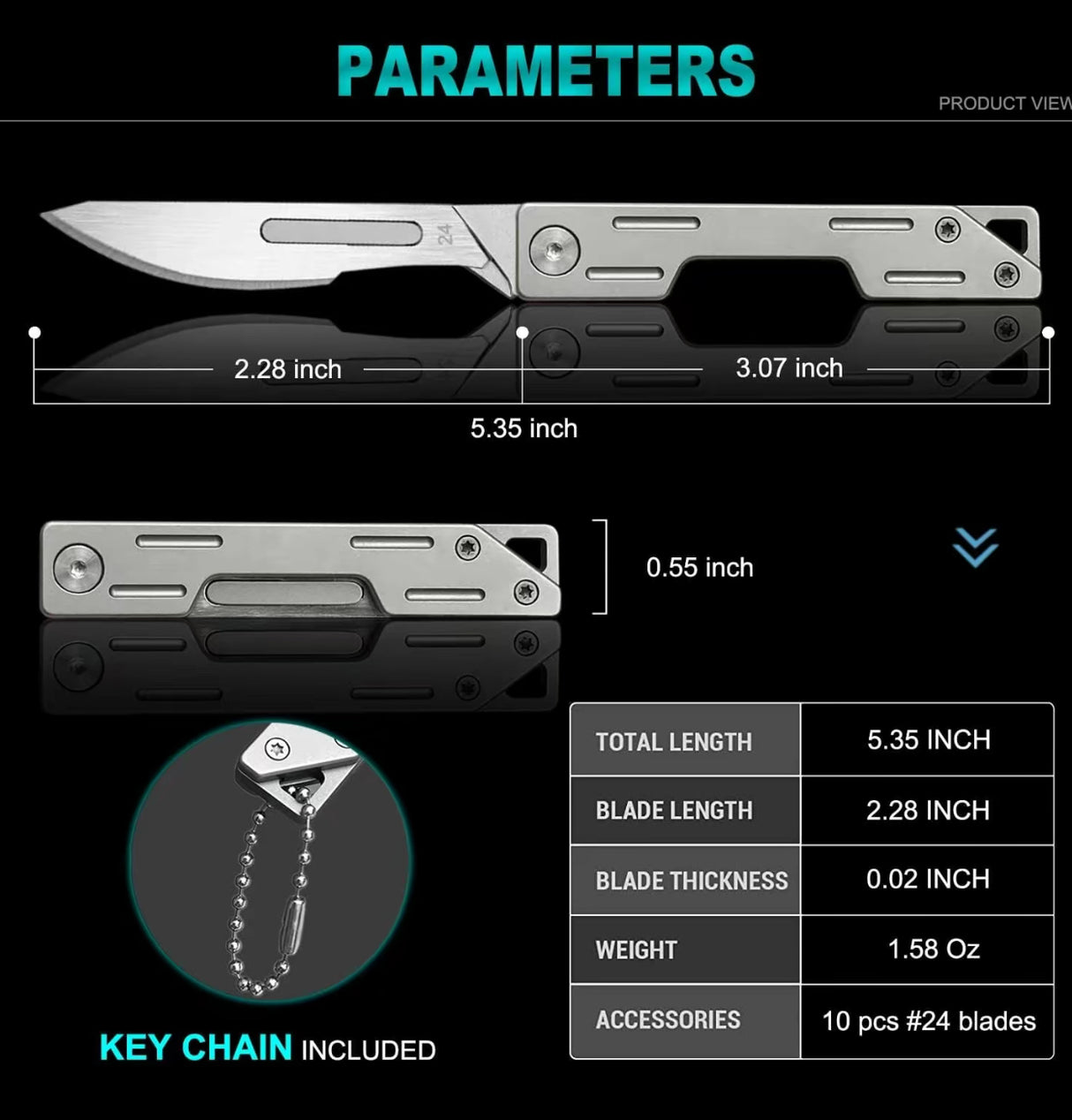 EdgeLite Folding Scalpel