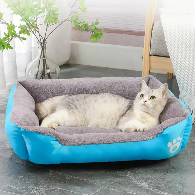 New, soft, and cozy fleece pet bed. Waterproof bottom. Suitable for small, medium & large pets. Keeps pets warm. - V.I.P Digital Presence