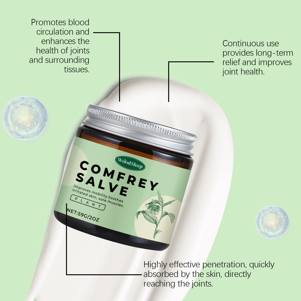 Herbal Joint Cream Joint Muscle Massage Cream Nourishing Skin Care Cream For Neck And Back - V.I.P Digital Presence