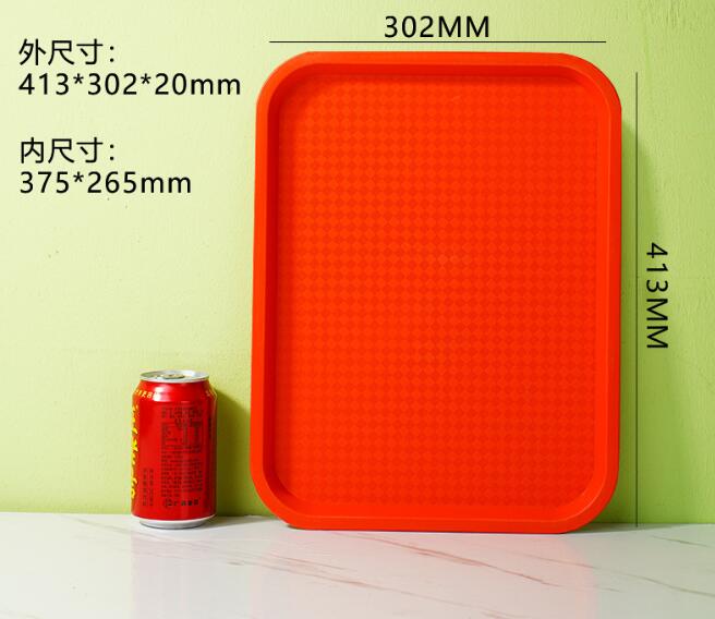 3 SIZE Large Foodservice Tray, Rectangular food trays Plastic Drink Serving Tray for Serving Drinks Snacks Tea - V.I.P Digital Presence