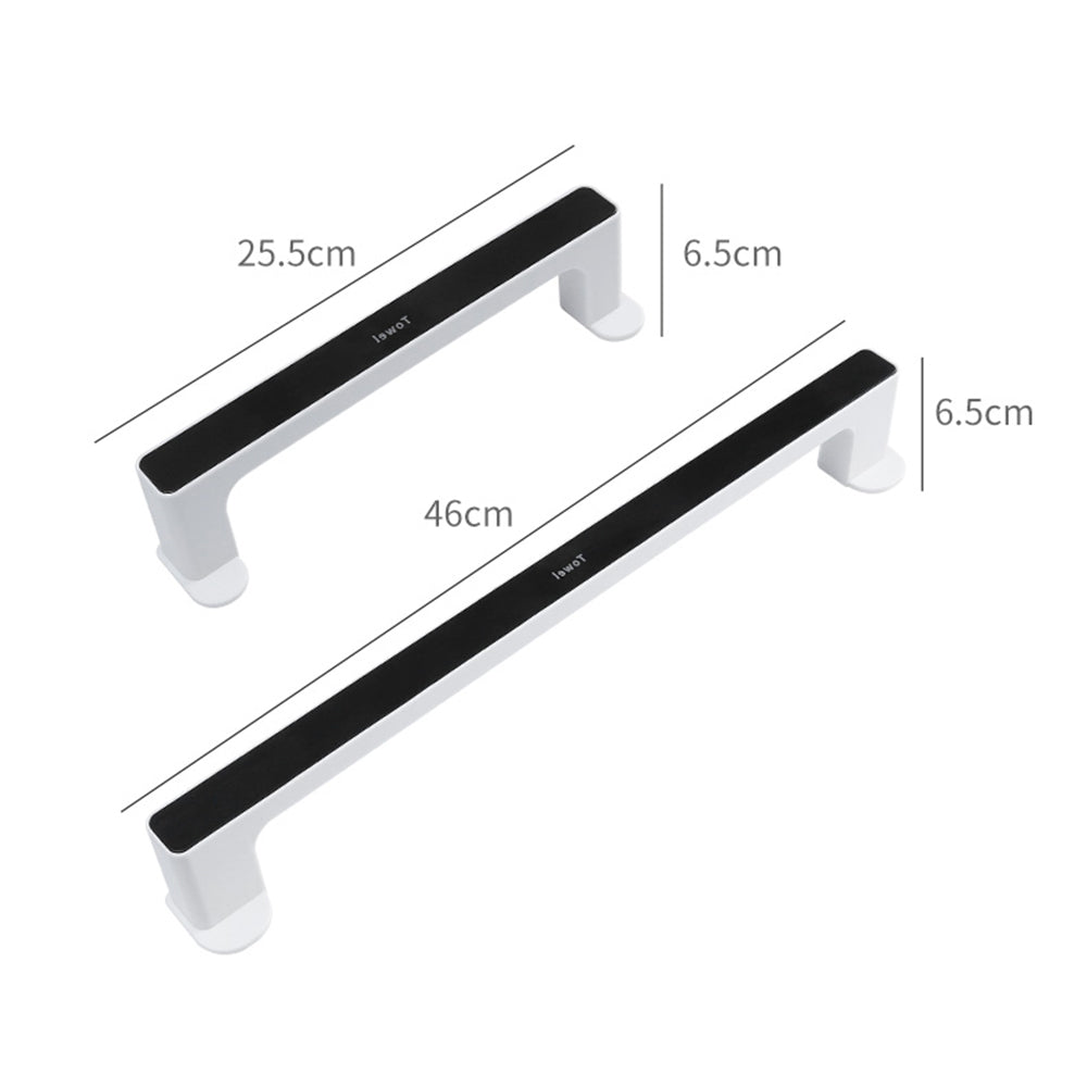 Towel Rack Punch Free Bathroom Bathroom Suction Cup Nordic Minimalist Creative Bath Towel Rack Rack Wall-Mounted Towel Bar - V.I.P Digital Presence