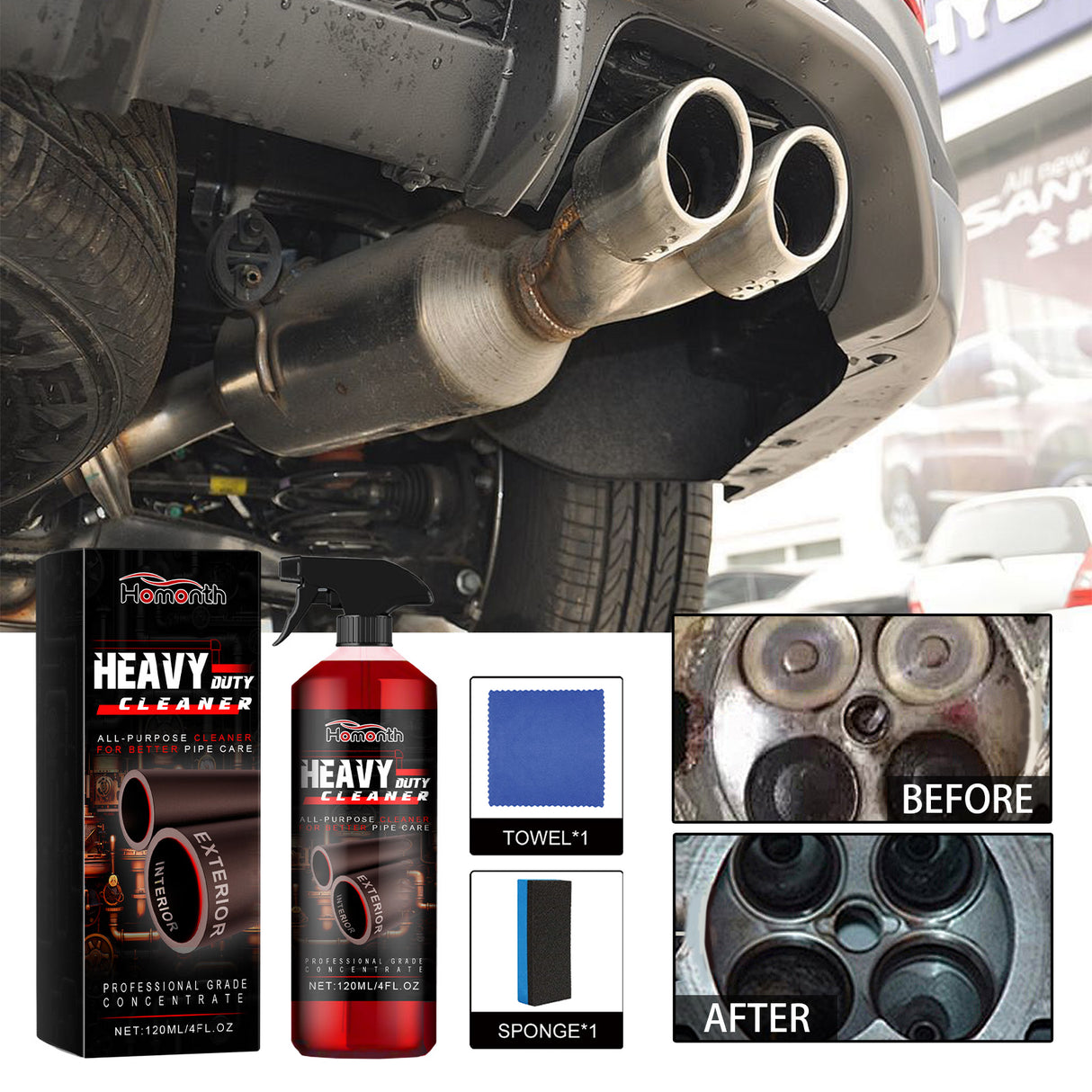 Heavy Duty Cleaner, Multi-Functional Care Agent For Efficient Cleaning And Removing Dirt From Cars - V.I.P Digital Presence