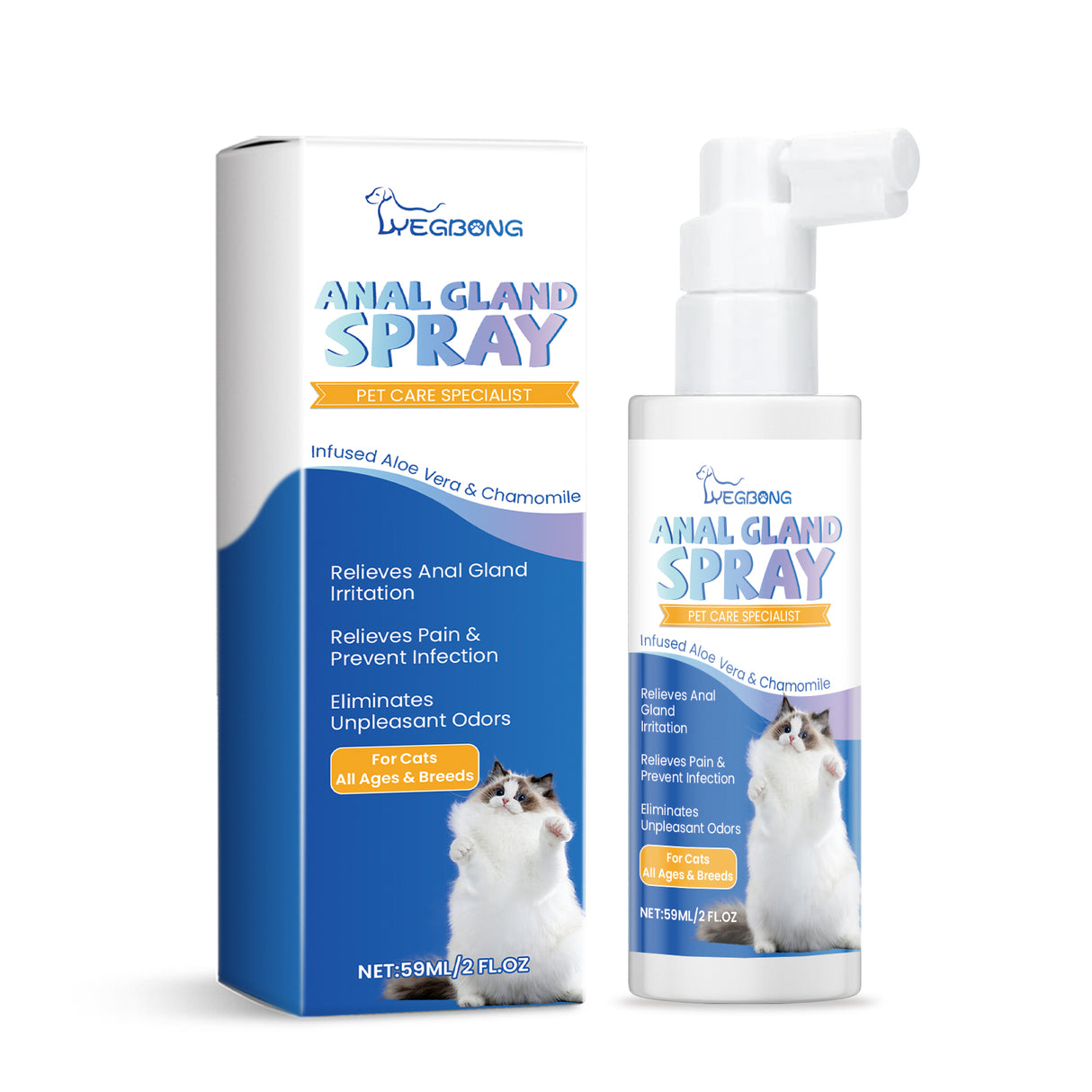 Cat Anal Gland Odor Removal Spray, Fresh Odor Removal After Cleaning Spray For Cats - V.I.P Digital Presence