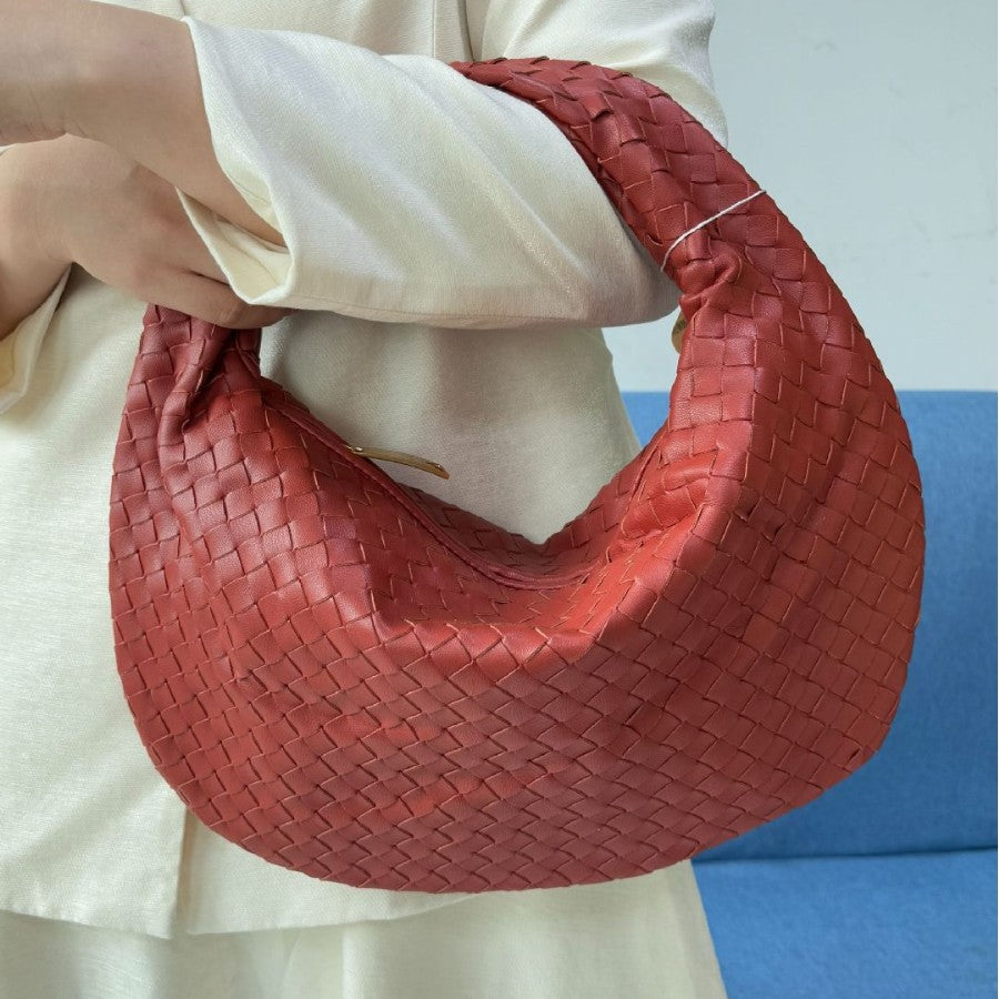 Large size women's woven bag large capacity hand-held armpit bag women's bag - V.I.P Digital Presence