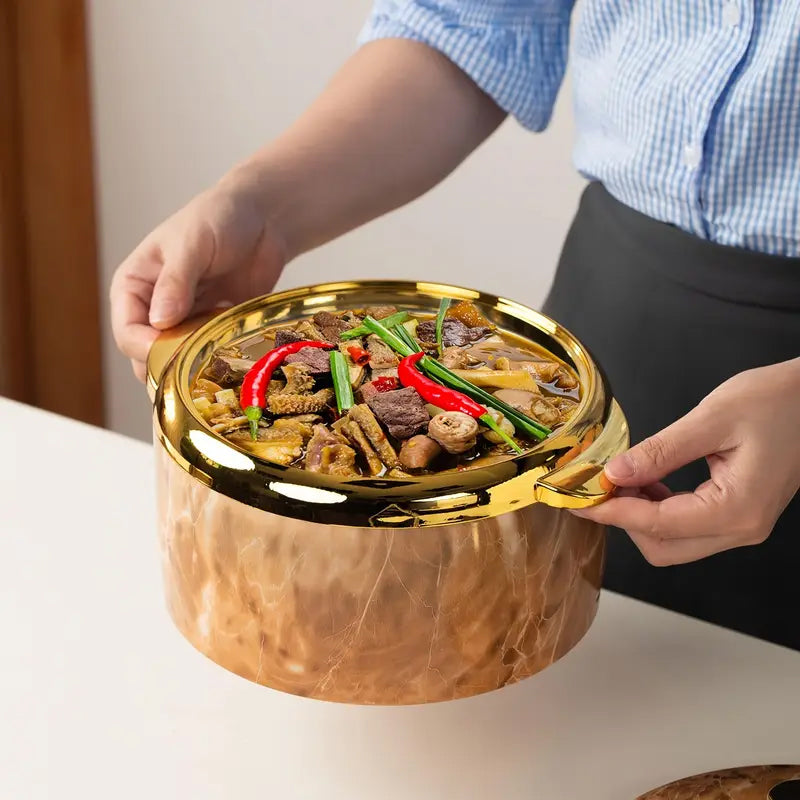 3-Piece Insulated Food Container Set (1.5L, 2L, 2.5L) - Ideal for Ramadan Celebrations, Weddings, Family Gatherings & More - V.I.P Digital Presence