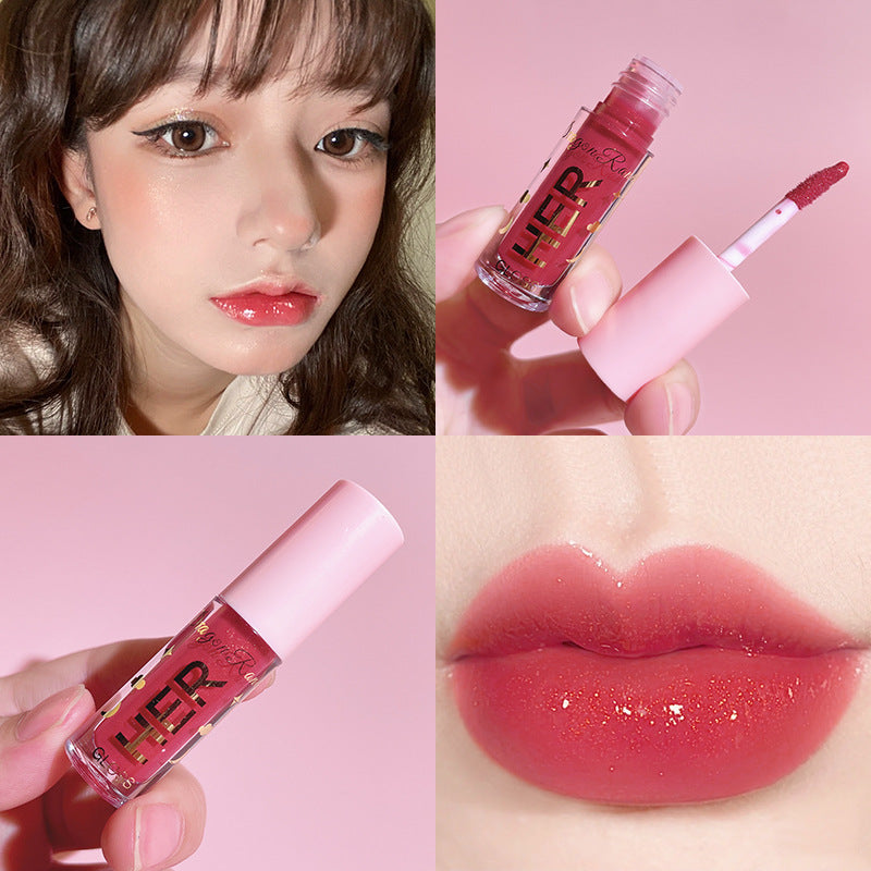 Glazed Mirror Water Lip Glaze Lipstick Female Student Lip Gloss Moisturizing Moisturizing Lip Glaze Toot Jelly Glass Lip Gloss - V.I.P Digital Presence