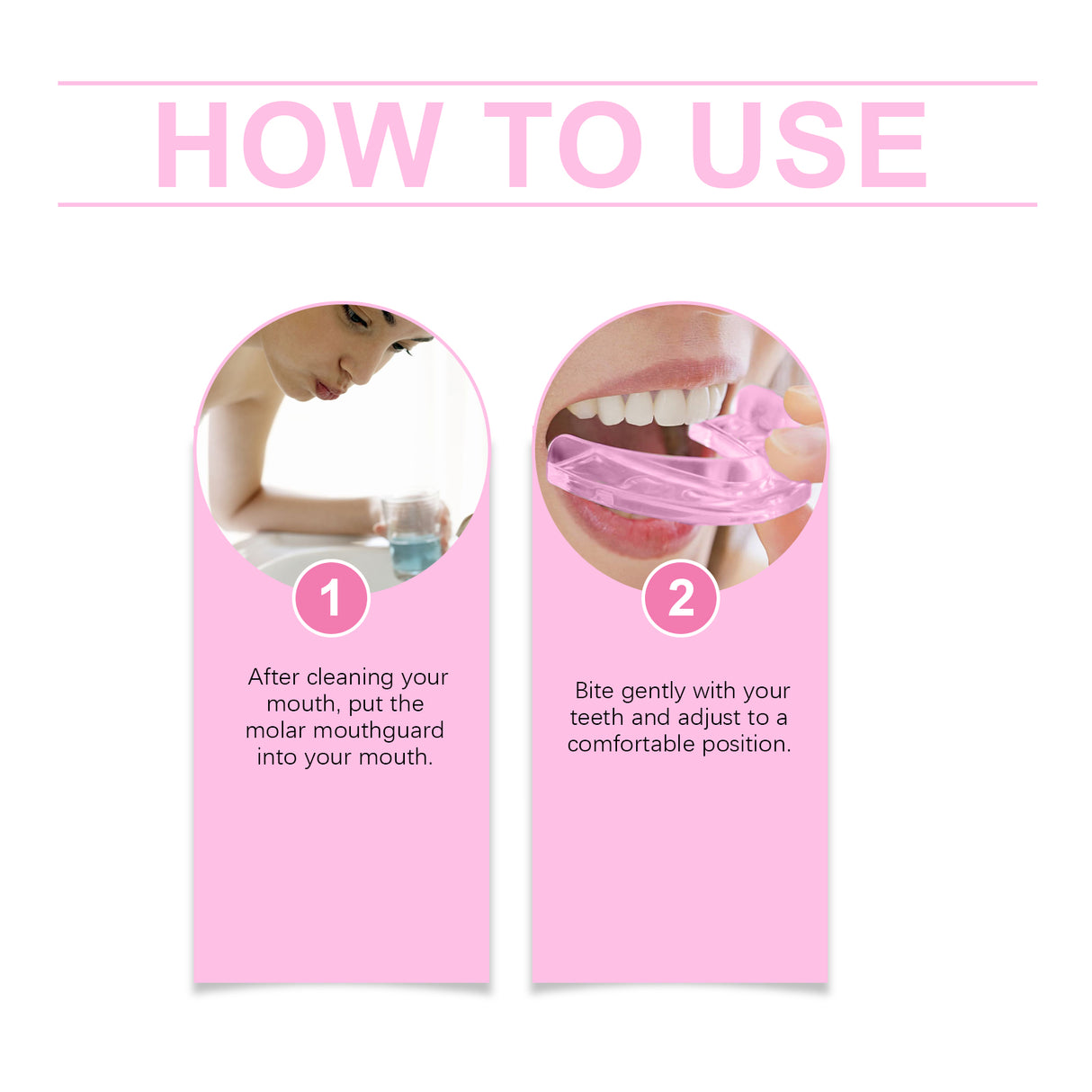 Pink Night Molar Mouth Guard Prevents Sleep Snoring Bite Molar Mouth Guard Protects Teeth - V.I.P Digital Presence