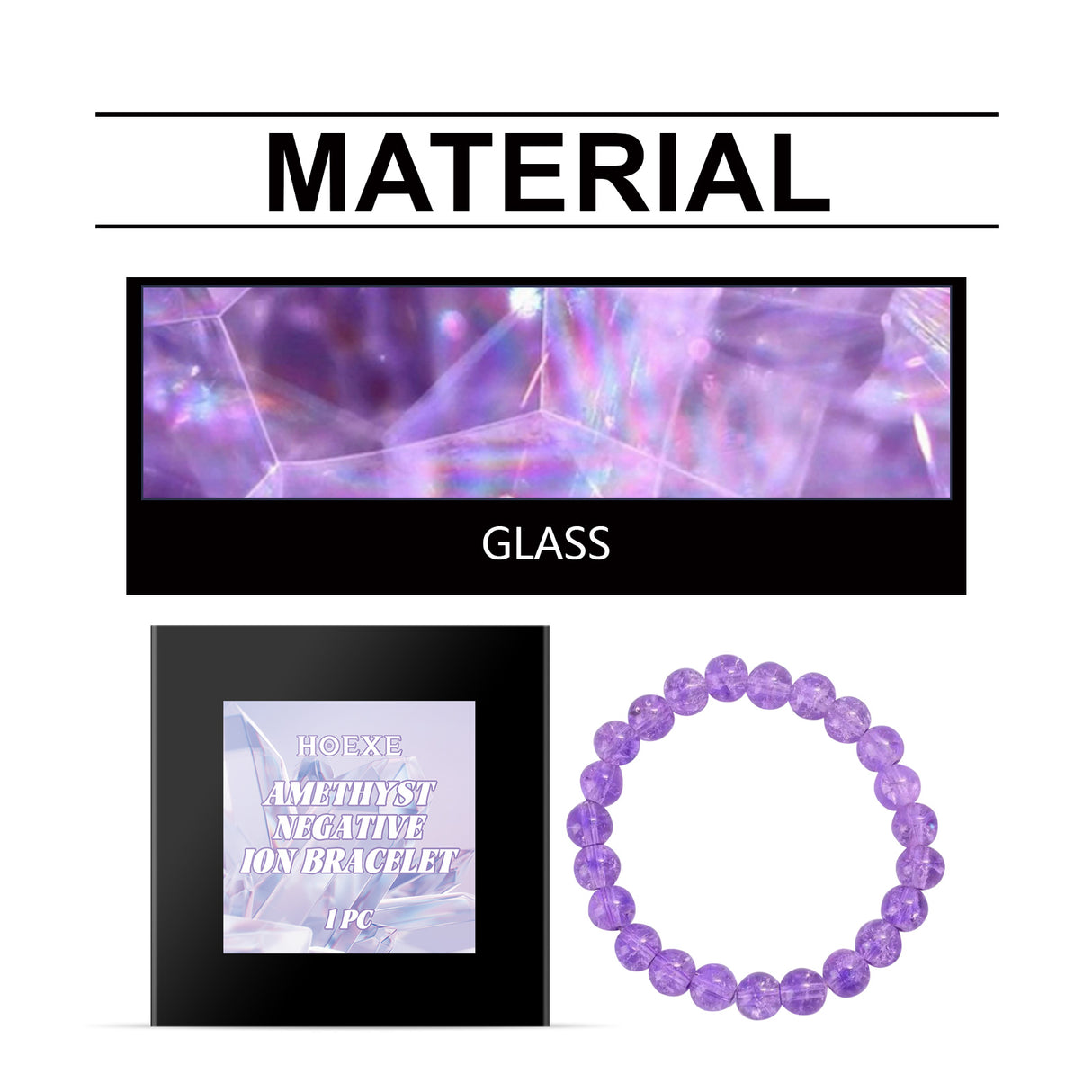 Purple Bracelet Purple Rabbit Hair Crystal Personality Trend Fashion With Purple Hand Beaded Bracelet - V.I.P Digital Presence