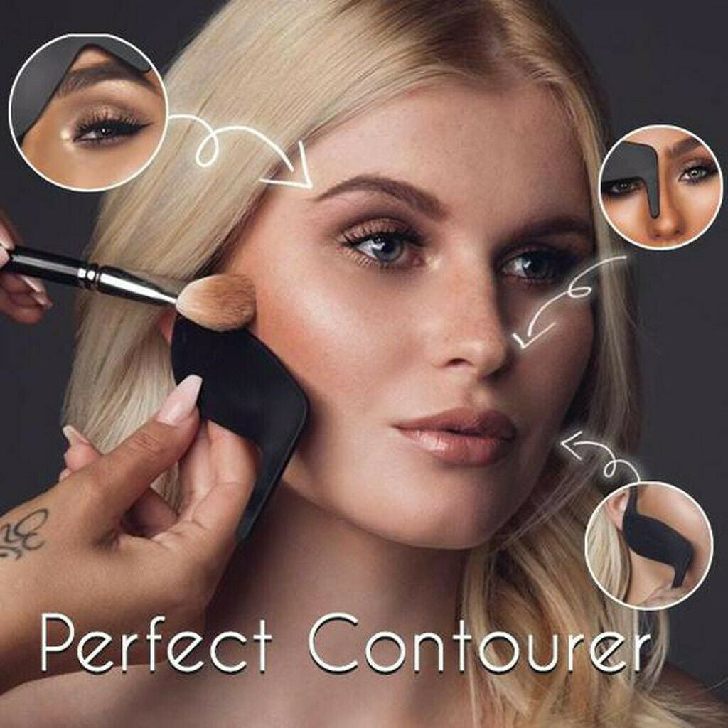 Makeup Curve Contour Mask Contourer Makeup Multifunctional Eyeliner Caliper Beauty Tool Tablet - V.I.P Digital Presence