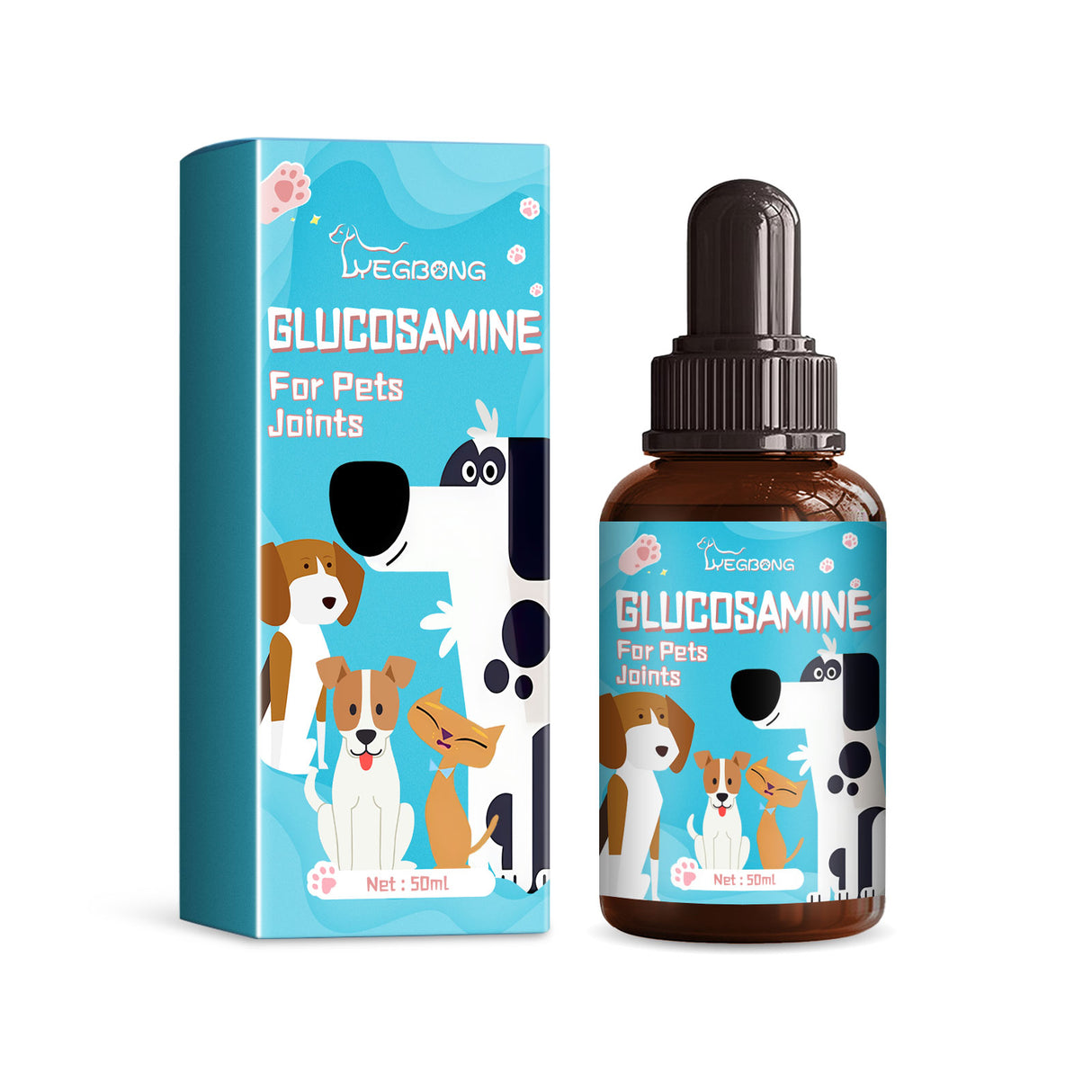 Pet Glucosamine Drops Relieve Pain Of Bones And Joints For Pets Body Care For Cats And Dogs - V.I.P Digital Presence