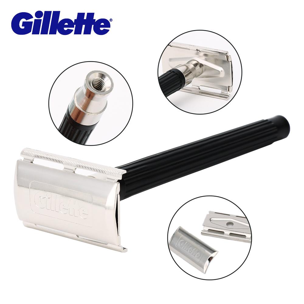 Gillette Super Blue Men Shaving Razors Knife 1 Holder With 1 Blade Official Authentic Safety Razors - V.I.P Digital Presence