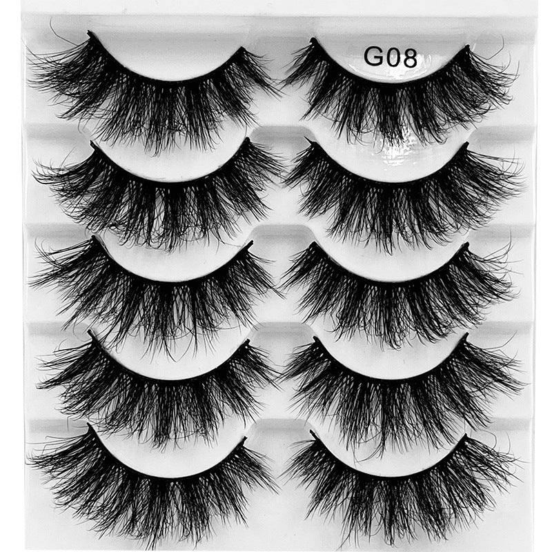 5 Pairs Of New Style Fake Eyelashes Of Fried Hair 8D FLUFFY - V.I.P Digital Presence