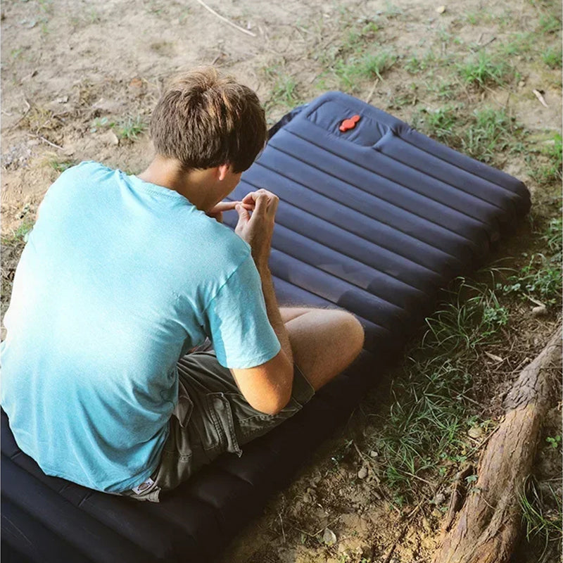 Ultralight Camping Sleeping Pad: Thicken, Self-Inflating with Built-in Pump (Outdoor/Travel) - V.I.P Digital Presence