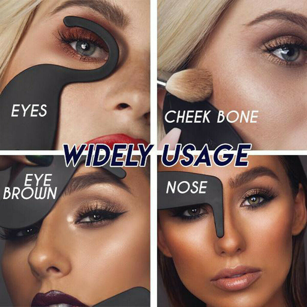 Makeup Curve Contour Mask Contourer Makeup Multifunctional Eyeliner Caliper Beauty Tool Tablet - V.I.P Digital Presence