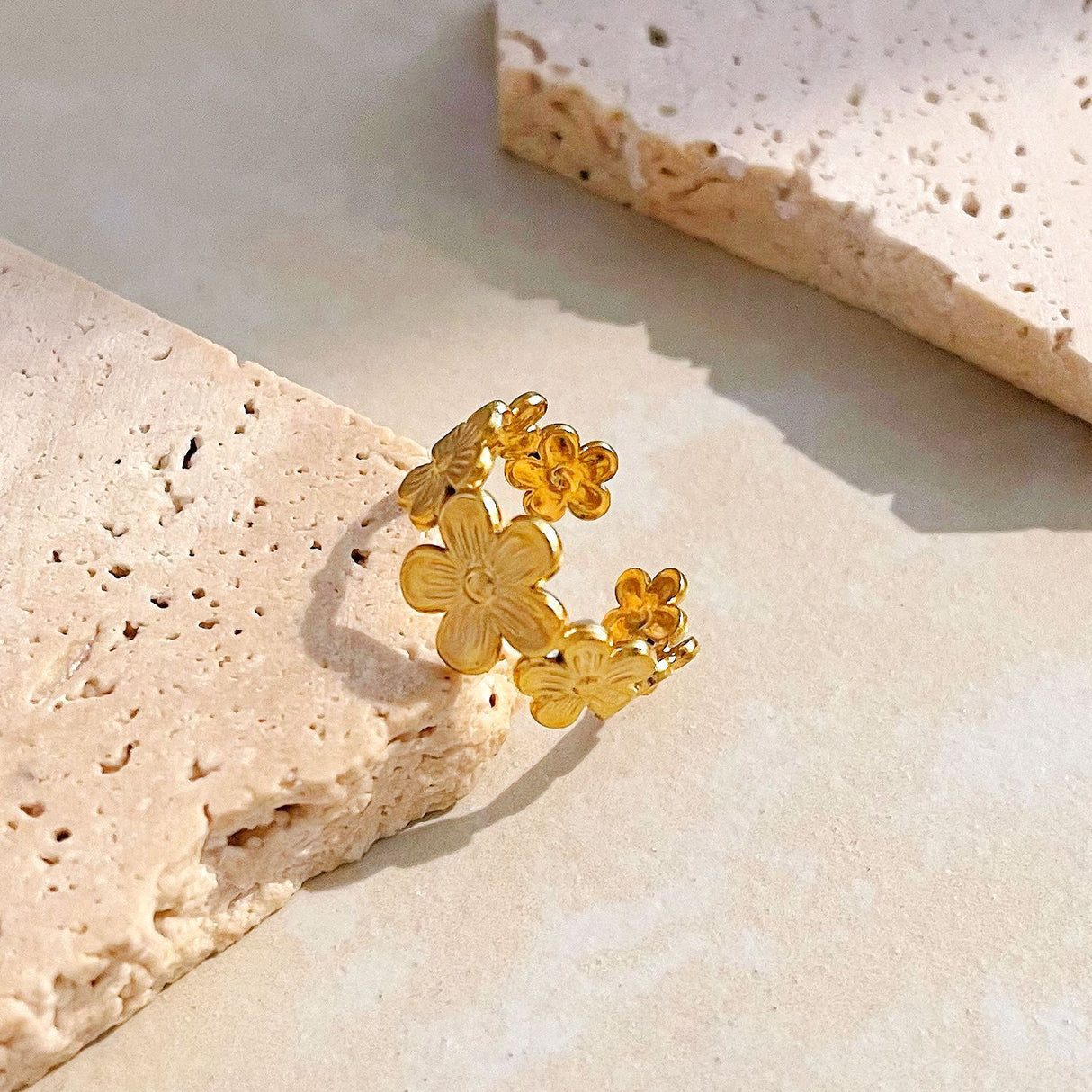 European and American Fashion INS Style Flower Ring Open Ring - V.I.P Digital Presence