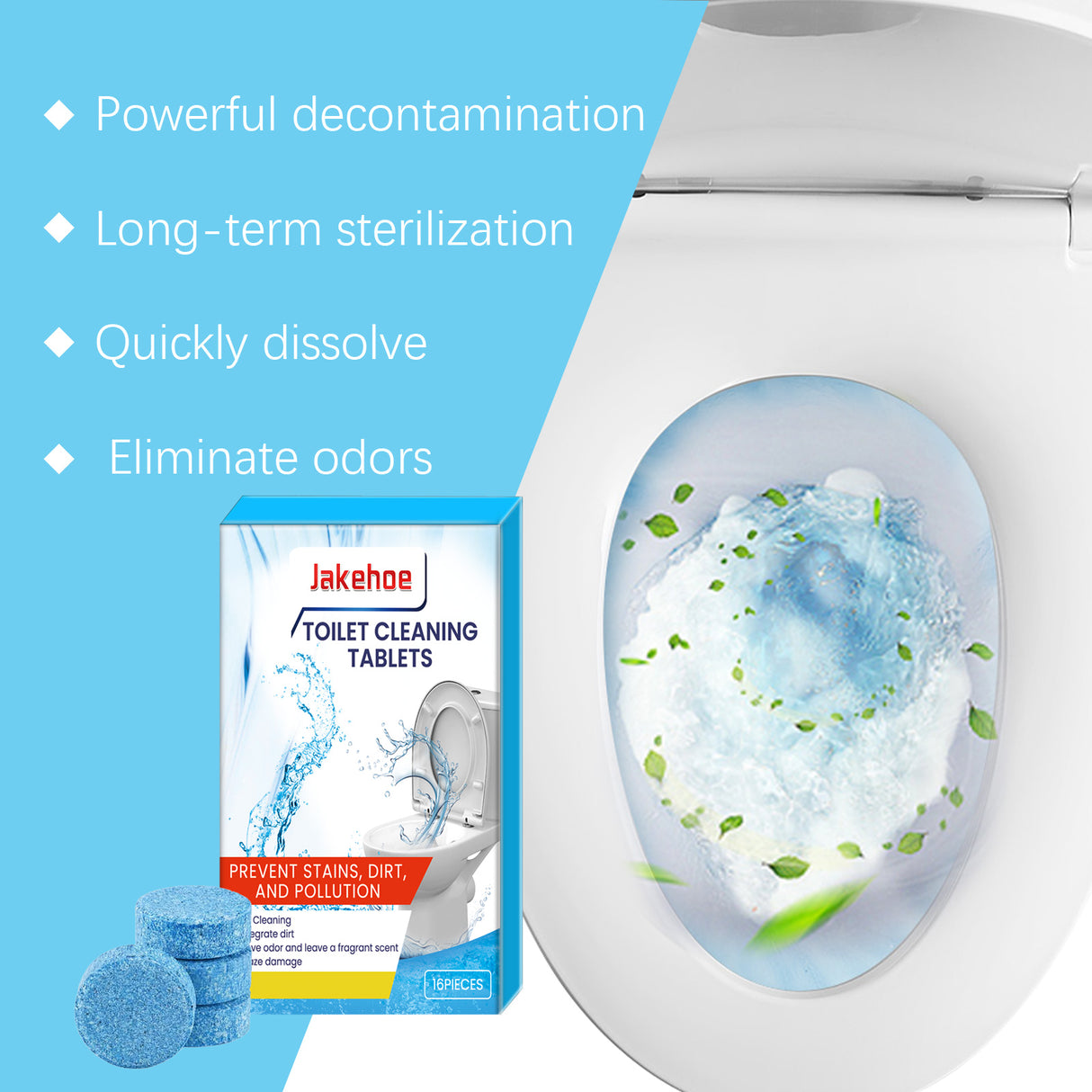 Toilet Cleaning Sheet, Toilet Smell, Stain And Scale Cleaning Bubble Cleaning Sheet - V.I.P Digital Presence