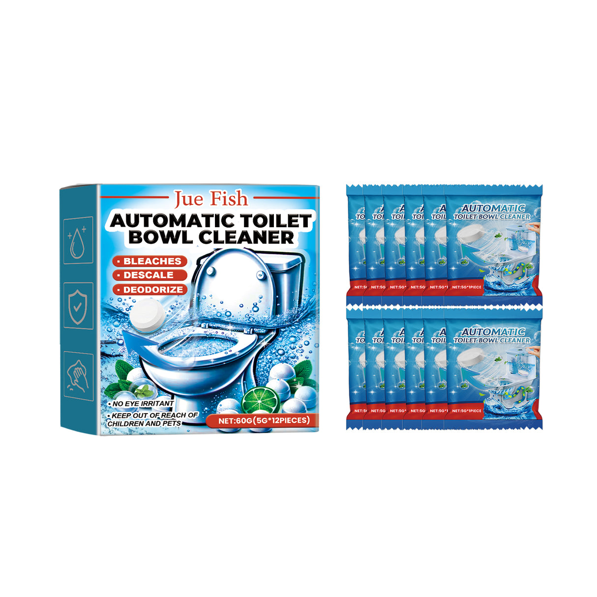 Automatic Toilet Cleaning Effervescent Tablet Toilet Deodorizer Deodorizer Automatic Toilet Odor Effervescent Tablet - V.I.P Digital Presence