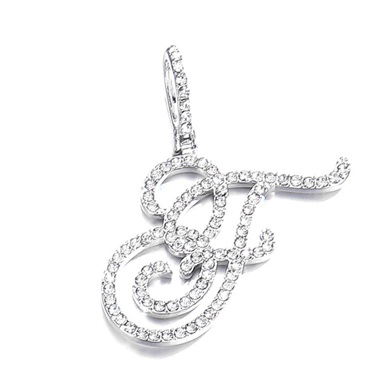 Hip hop accessories grass letter pendant melon seed buckle Cuban chain accessory - V.I.P Digital Presence