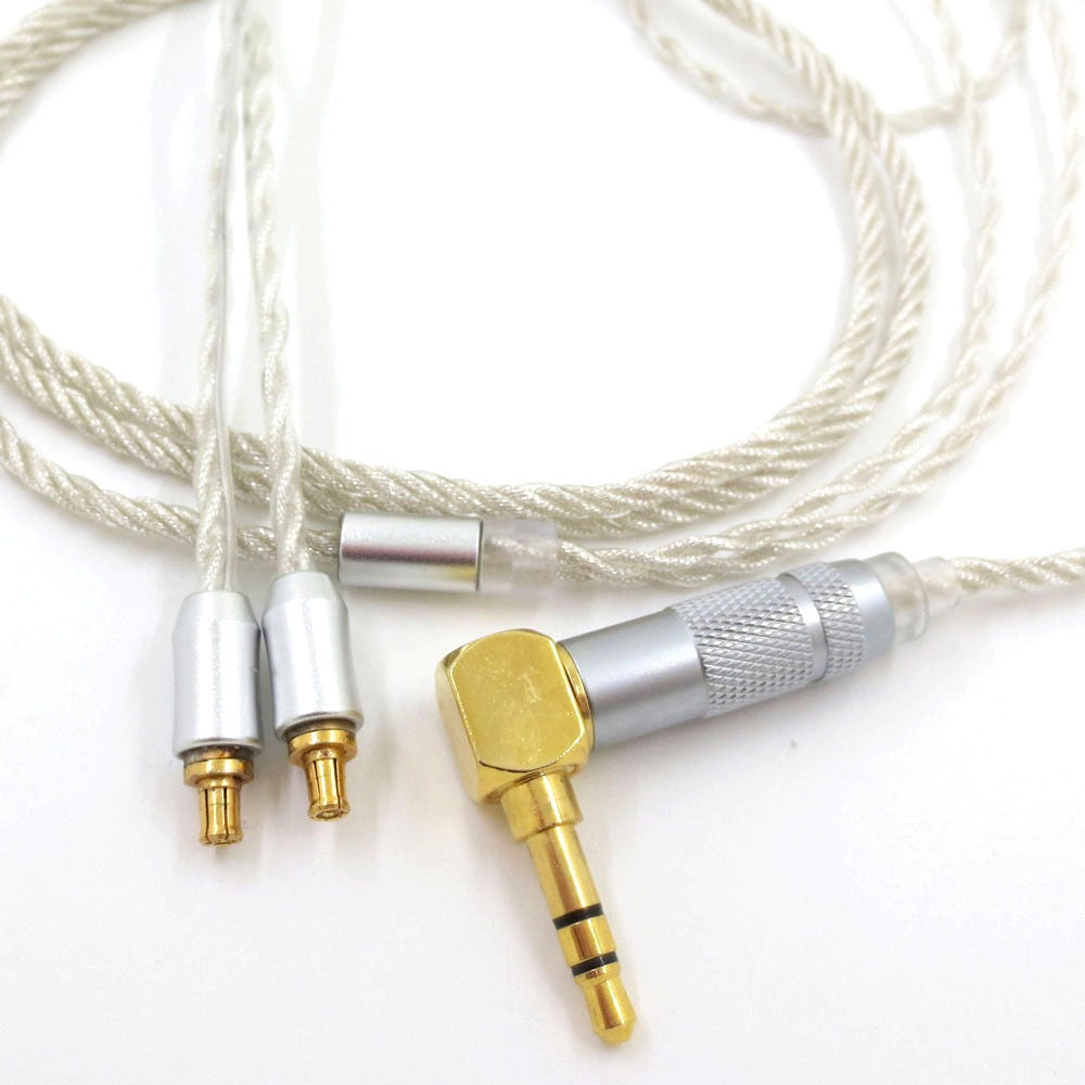 Silver foil headphone cable LS200 CKR90 LS50 70 A2DC interface audiophile headphone upgrade cable - V.I.P Digital Presence