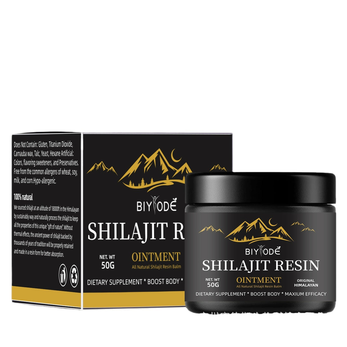 Shilajit paste spot shilajit resin foreign trade shilajit fulvic acid mineral supplement 50g - V.I.P Digital Presence