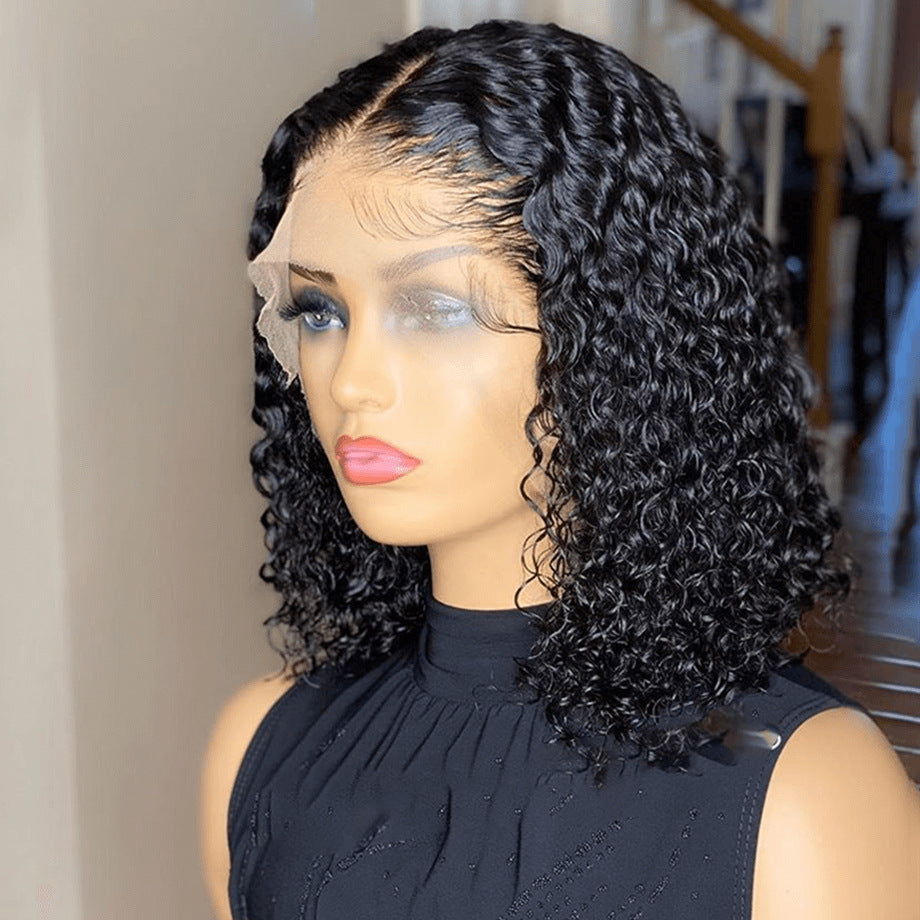 Wig female European and American short curly hair African small curly explosive head chemical fiber headgear - V.I.P Digital Presence