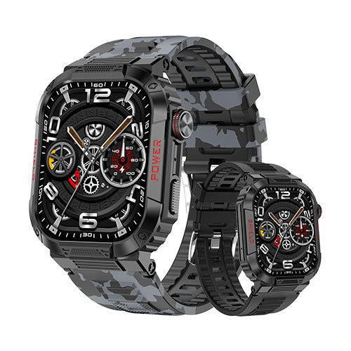 Three proof outdoor sports watch IP68 waterproof Bluetooth call health monitoring low-power TK25 smart watch - V.I.P Digital Presence