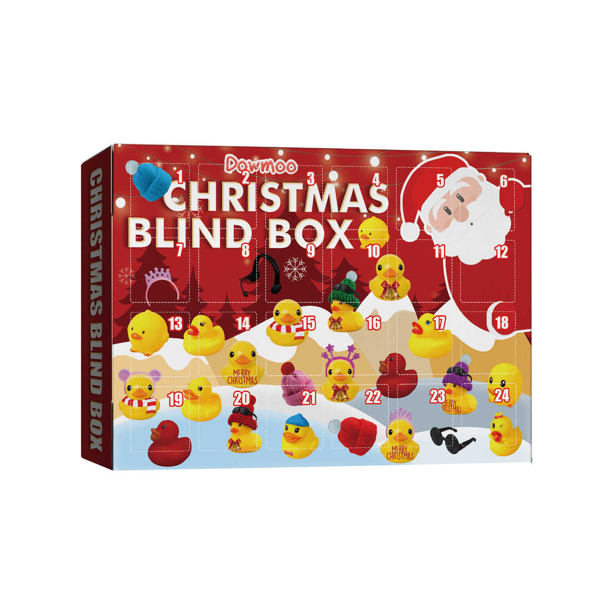 Christmas Blind Box, 24 Grid Cartoon Gift Ducklings Blind Box - V.I.P Digital Presence