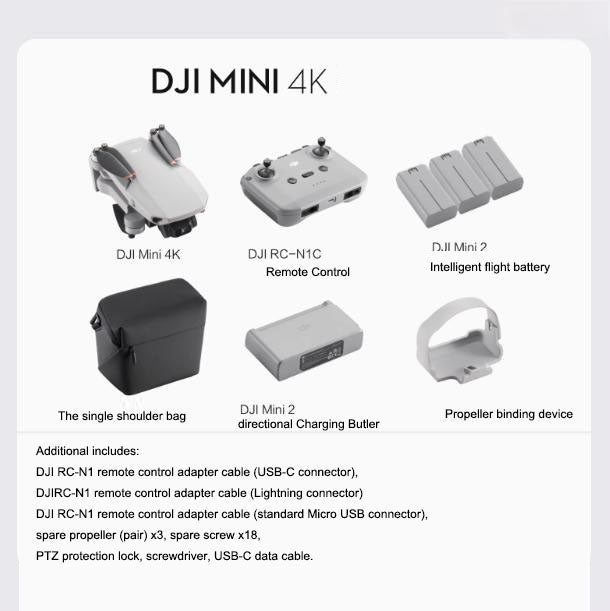 DJI Mini 4K Ultra HD Mini Aerial Drone Captain with Intelligent Range Shooting and Remote Control Aircraft - V.I.P Digital Presence