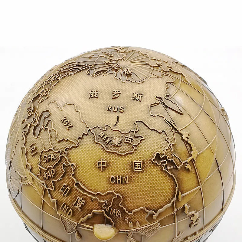 Antique style personalized ashtray with lid anti fly ash household large classical craft gift - V.I.P Digital Presence