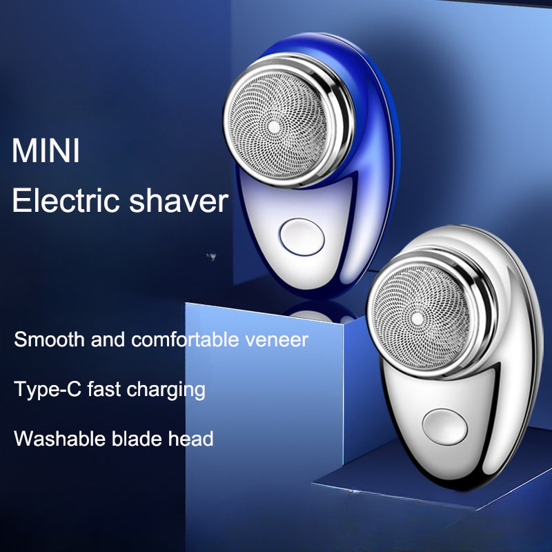 Portable rechargeable shaver small steel cannon mini electric shaver electric travel compact shaver - V.I.P Digital Presence