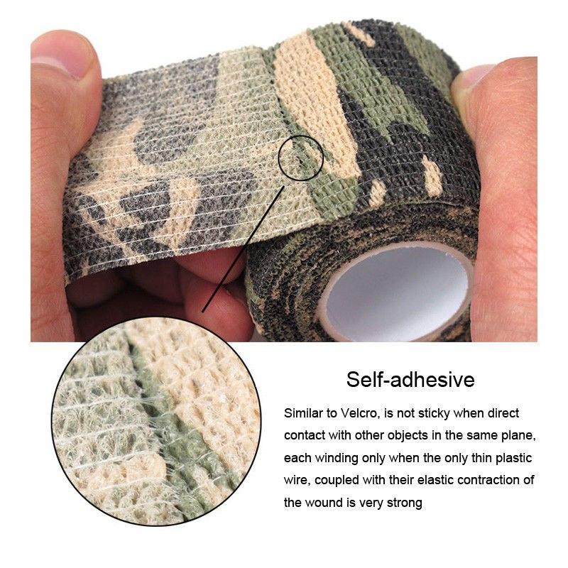5CM X 4.5M Self-adhesive Non-woven Camouflage Stealth Tape - V.I.P Digital Presence