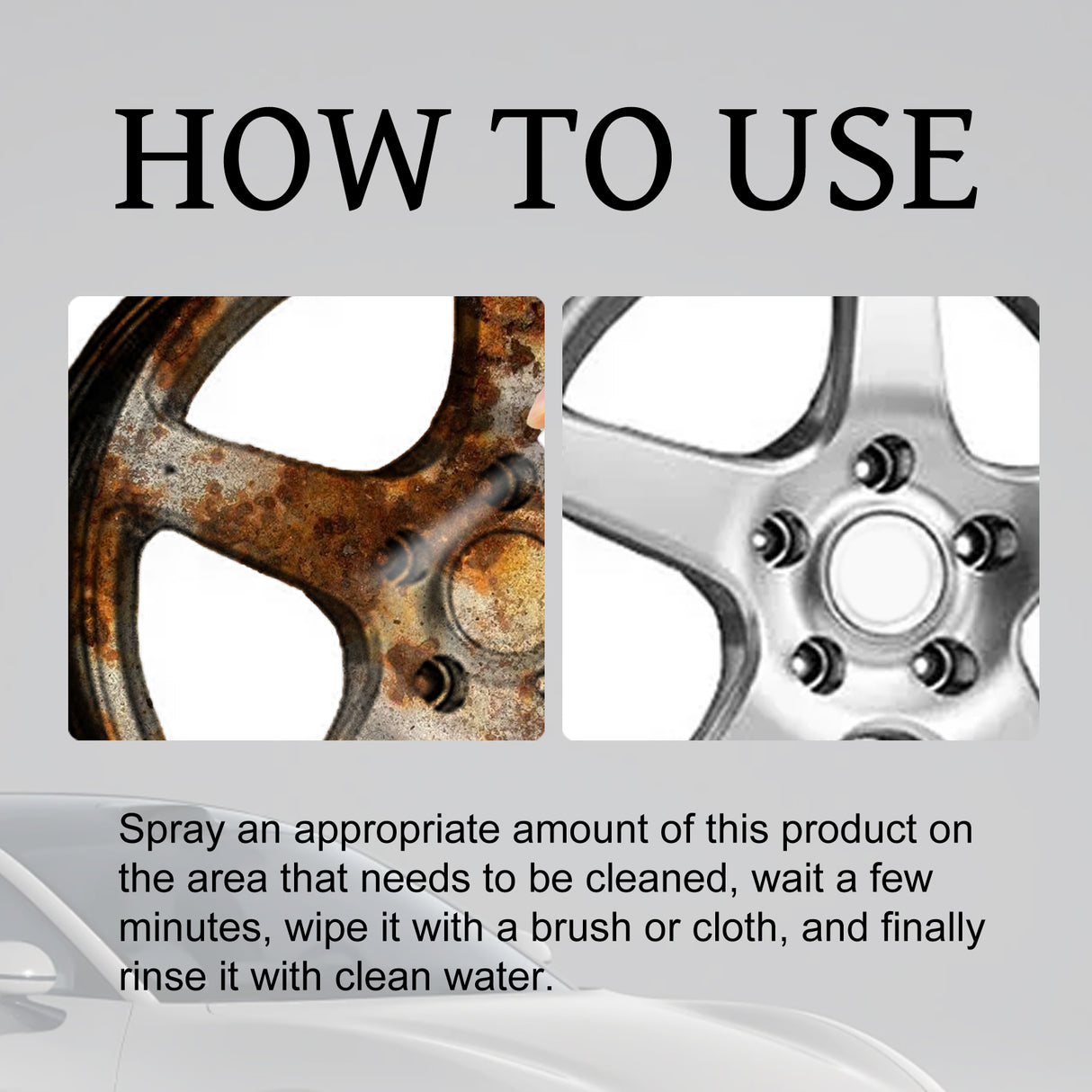 Iron Remover Spray, Auto Paint Tire Rust Removal Polishing Cleaning Agent - V.I.P Digital Presence