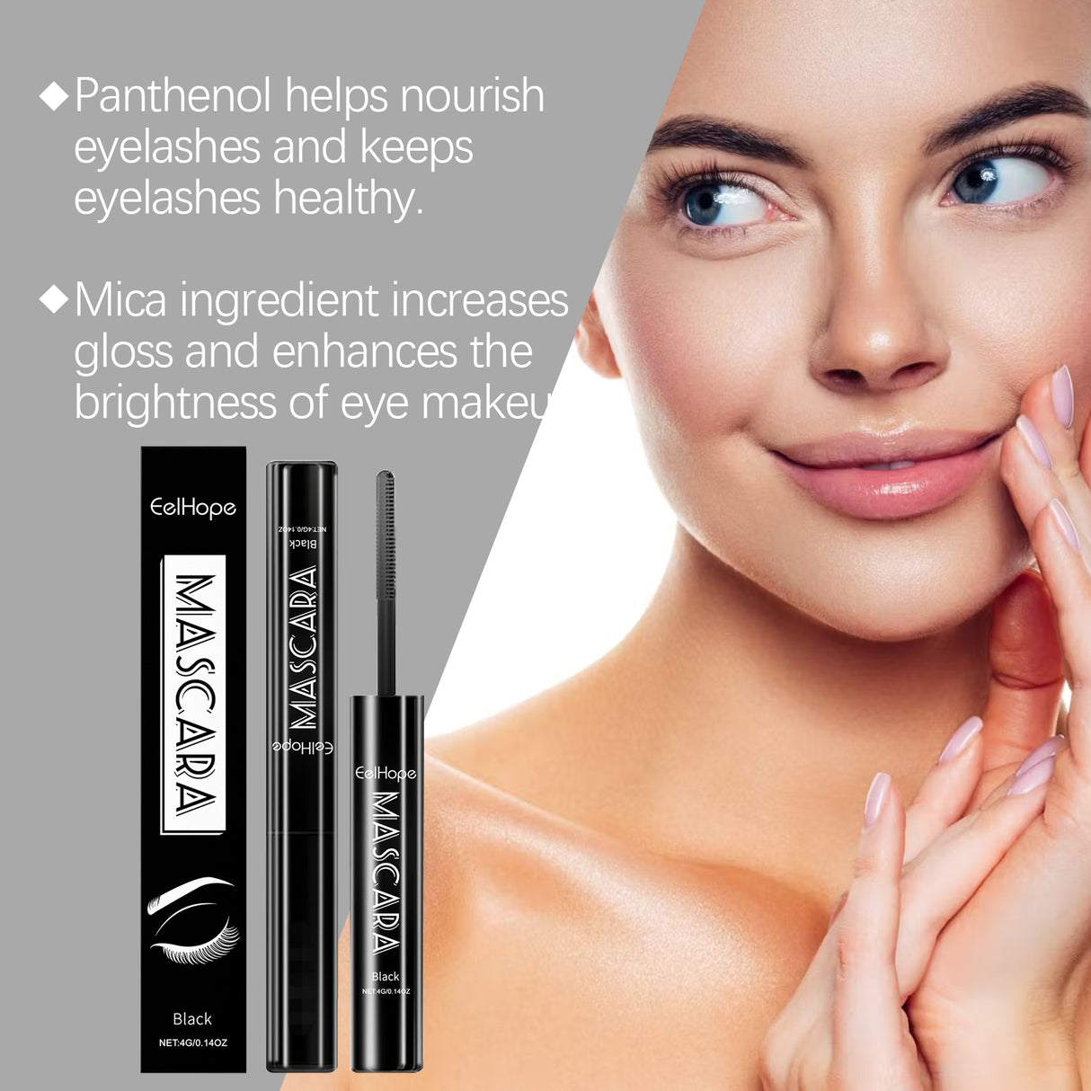 Black Mascara Long-Lasting Long-Lasting Makeup Natural Beautiful Curling Does Not Easily Stain Black Mascara - V.I.P Digital Presence